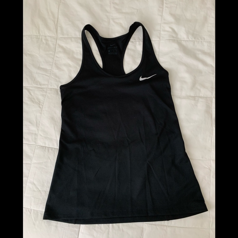 Nike woman’s dri fit black tank size XS